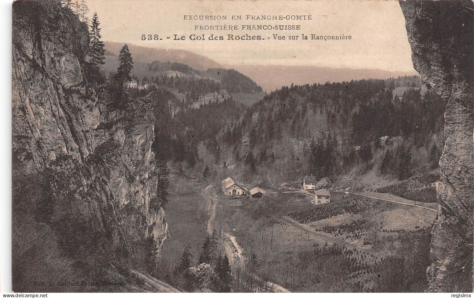 ET-SUISSE COL DES ROCHES-N°T2565-F/0031 - Roches