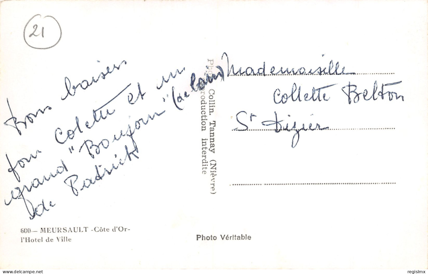 21-MEURSAULT-N°T2565-E/0295 - Meursault