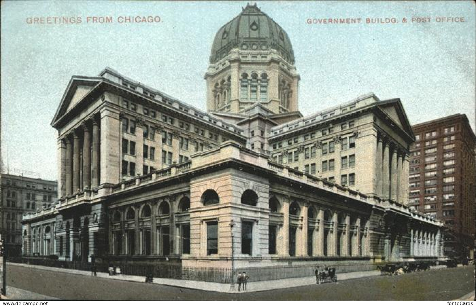 11328454 Chicago_Illinois Government Building Post Office - Sonstige & Ohne Zuordnung