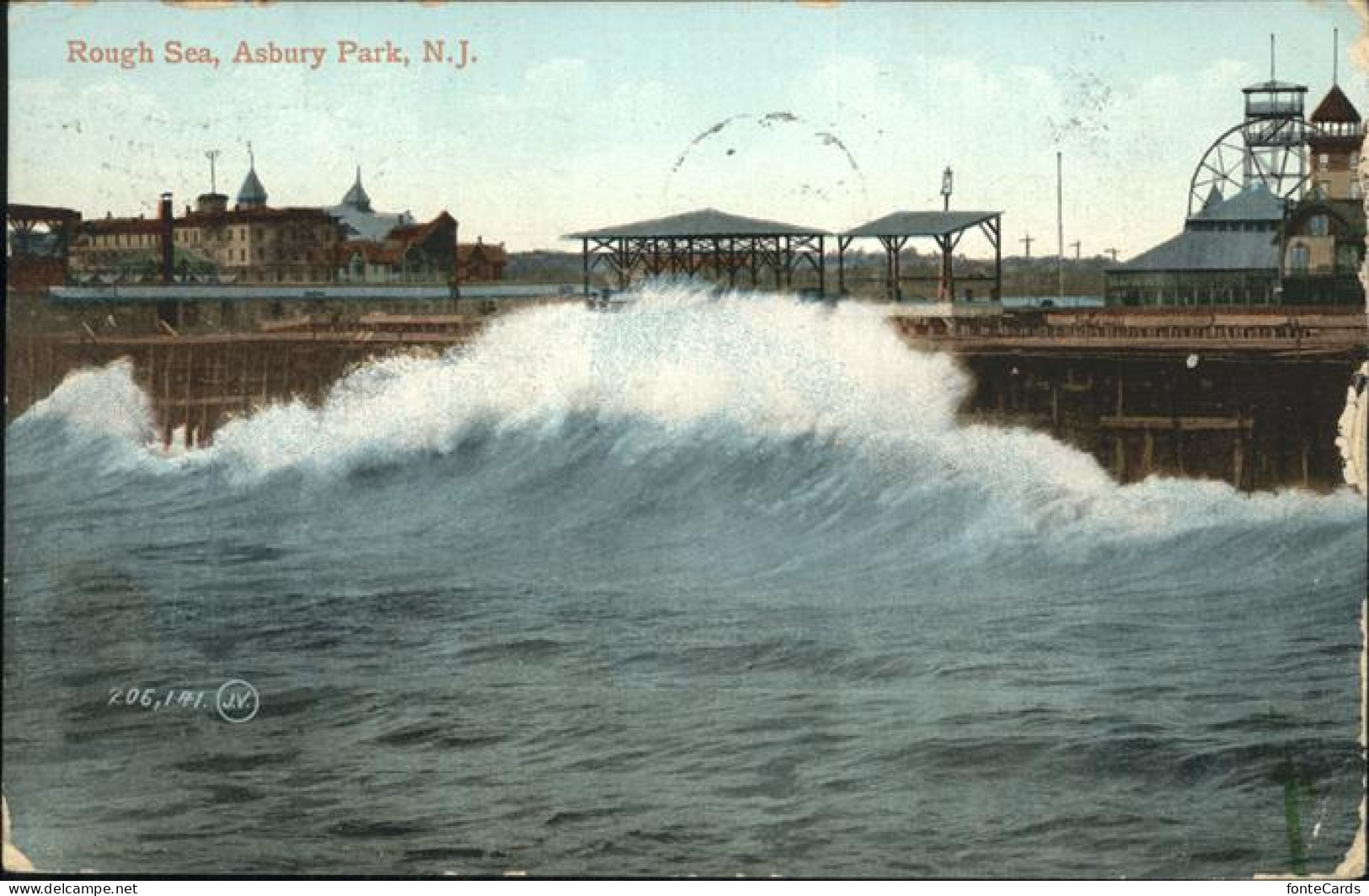 11328446 Asbury_New_Jersey Rough Sea - Andere & Zonder Classificatie