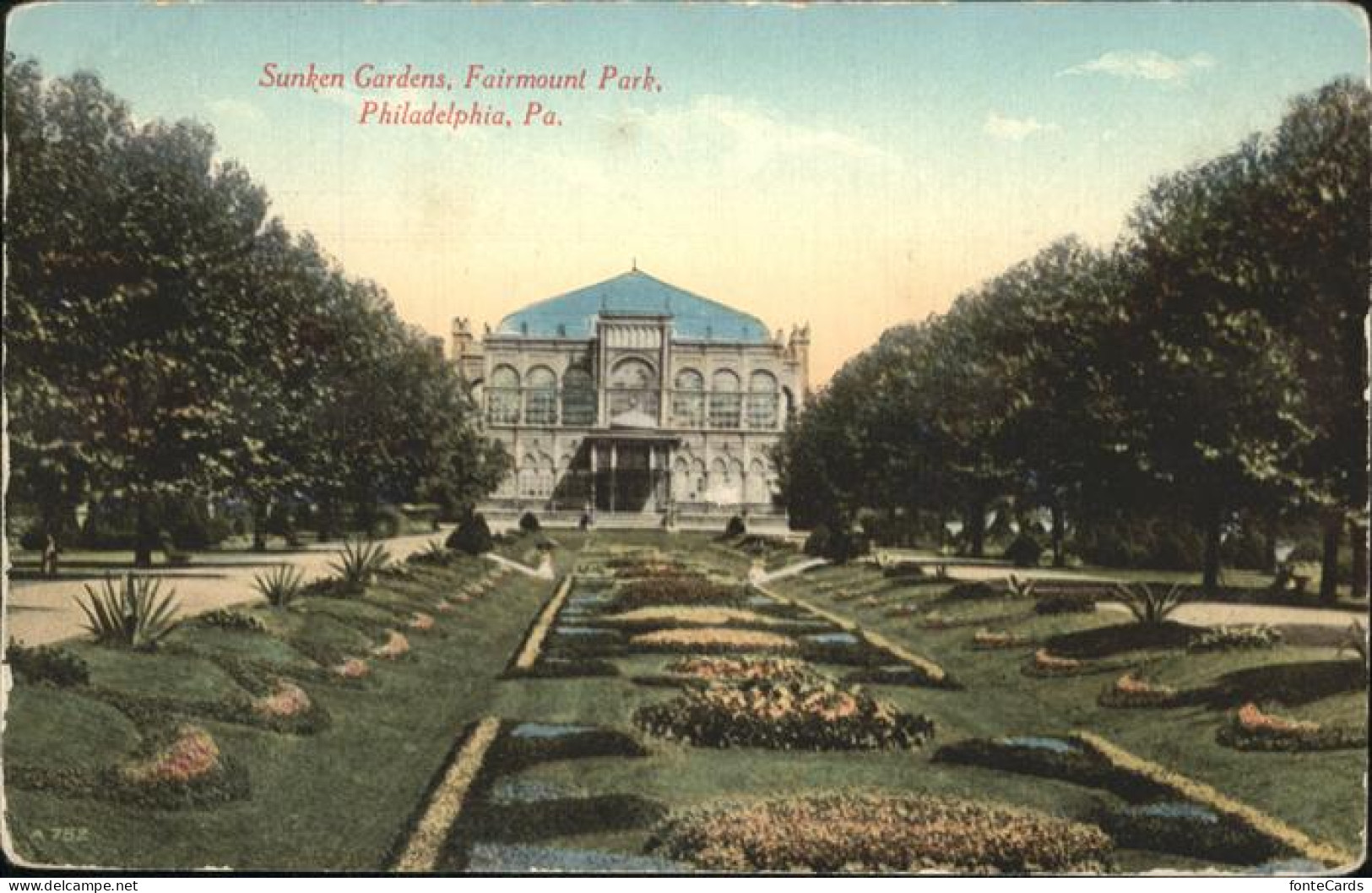 11328442 Philadelphia Pennsylvania Sunken Gardens Fairmount Park Philadelphia Pe - Other & Unclassified