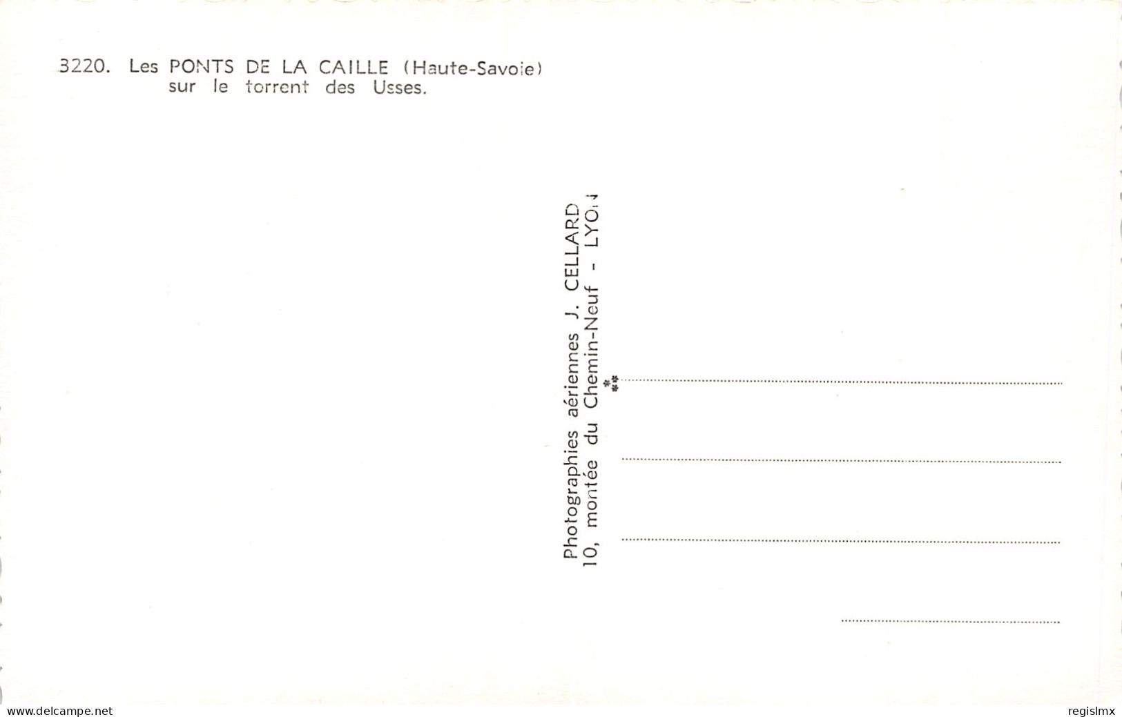 74-PONTS DE LA CAILLE-N°T2565-G/0275 - Other & Unclassified