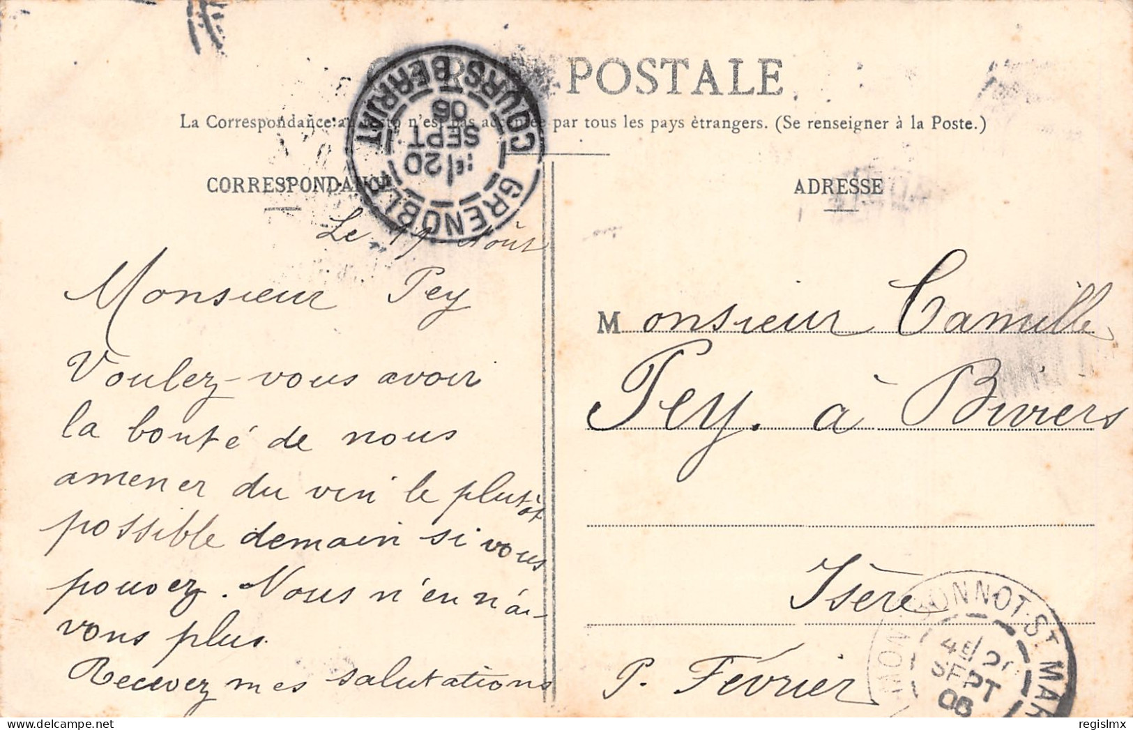 38-CROIX DE CHAMROUSSE-N°T2565-G/0043 - Other & Unclassified