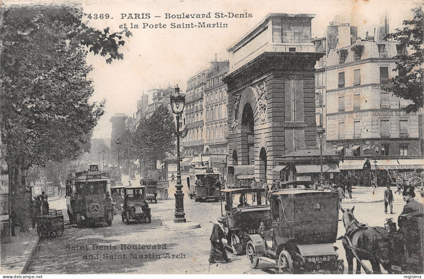 75-PARIS BOULEVARD SAINT DENIS-N°T2565-F/0389 - Autres & Non Classés