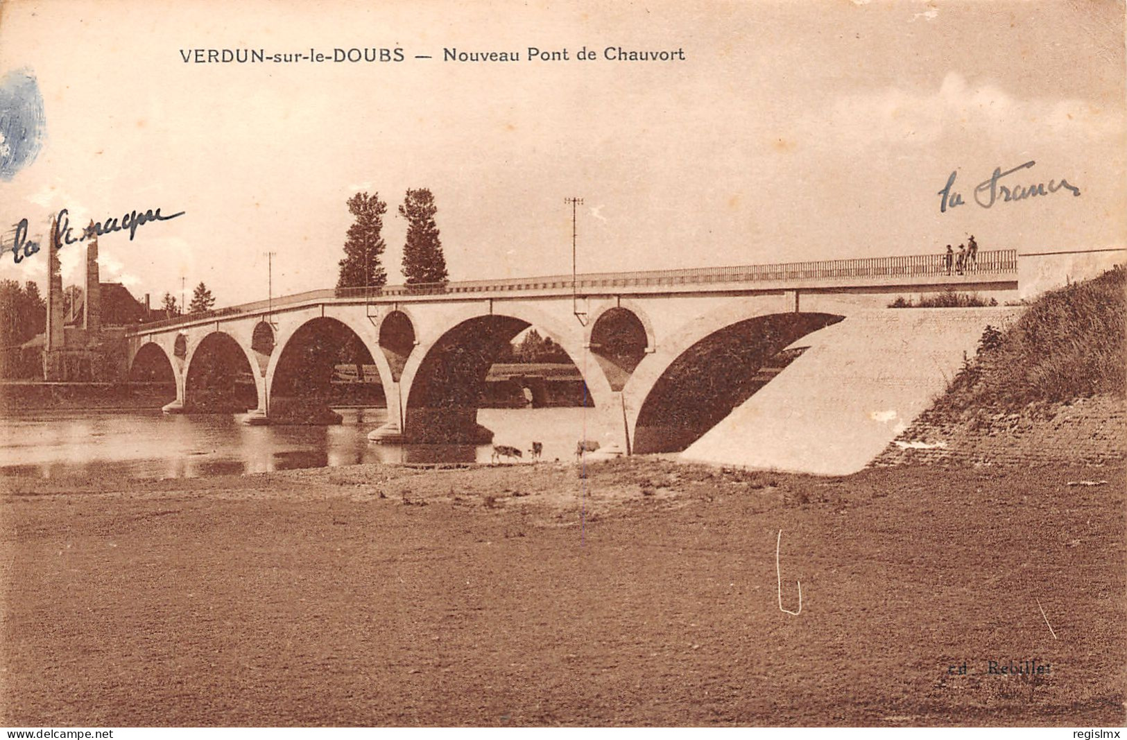 71-VERDUN SUR LE DOUBS-N°T2566-B/0073 - Andere & Zonder Classificatie