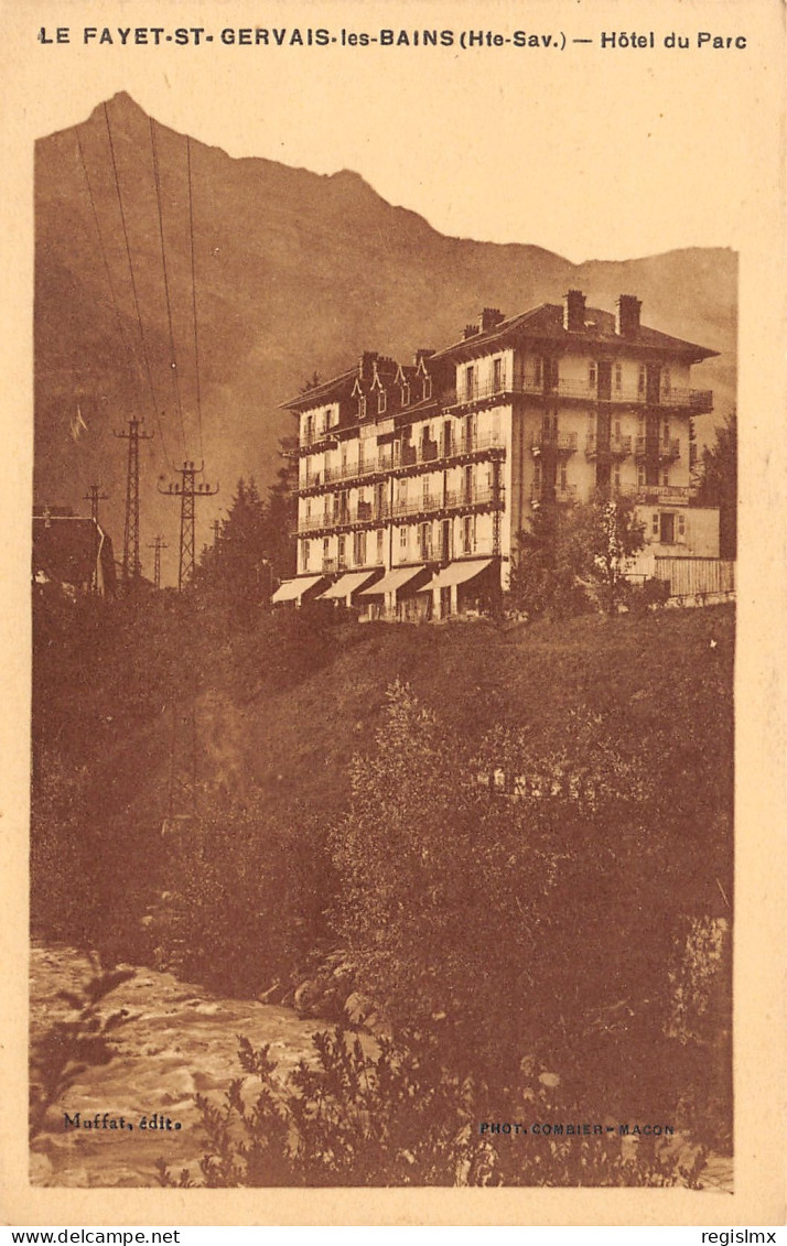 74-LE FAYET SAINT GERVAIS LES BAINS-N°T2566-F/0381 - Sonstige & Ohne Zuordnung