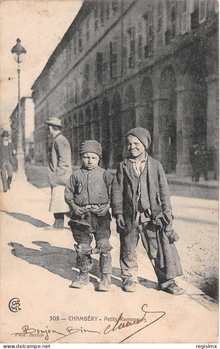 73-CHAMBERY FOLKLORE PETITS RAMONEURS-N°T2566-F/0351 - Chambery