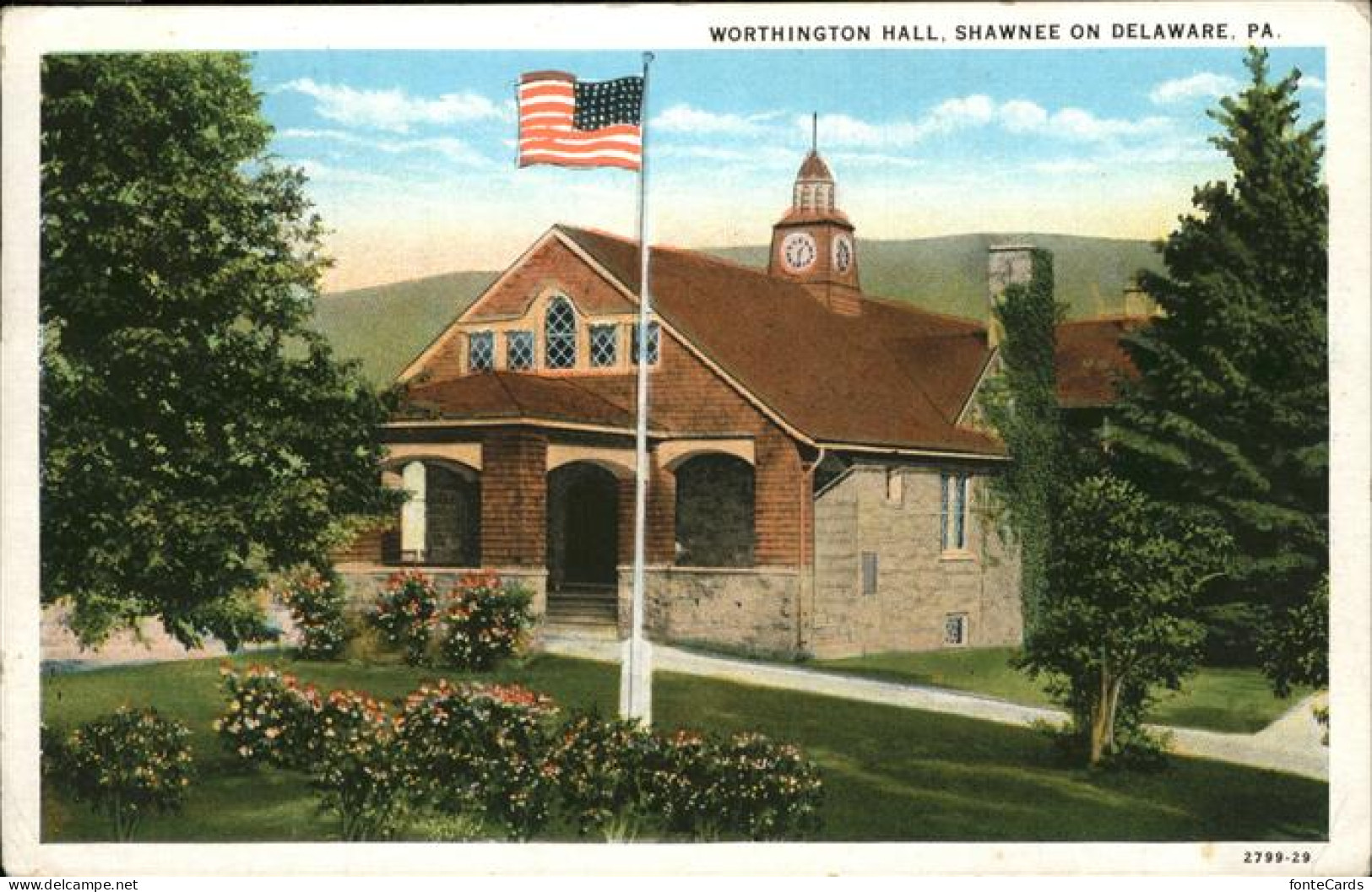 11328403 Delaware PA Worthington Hall Shawnee USA - Sonstige & Ohne Zuordnung