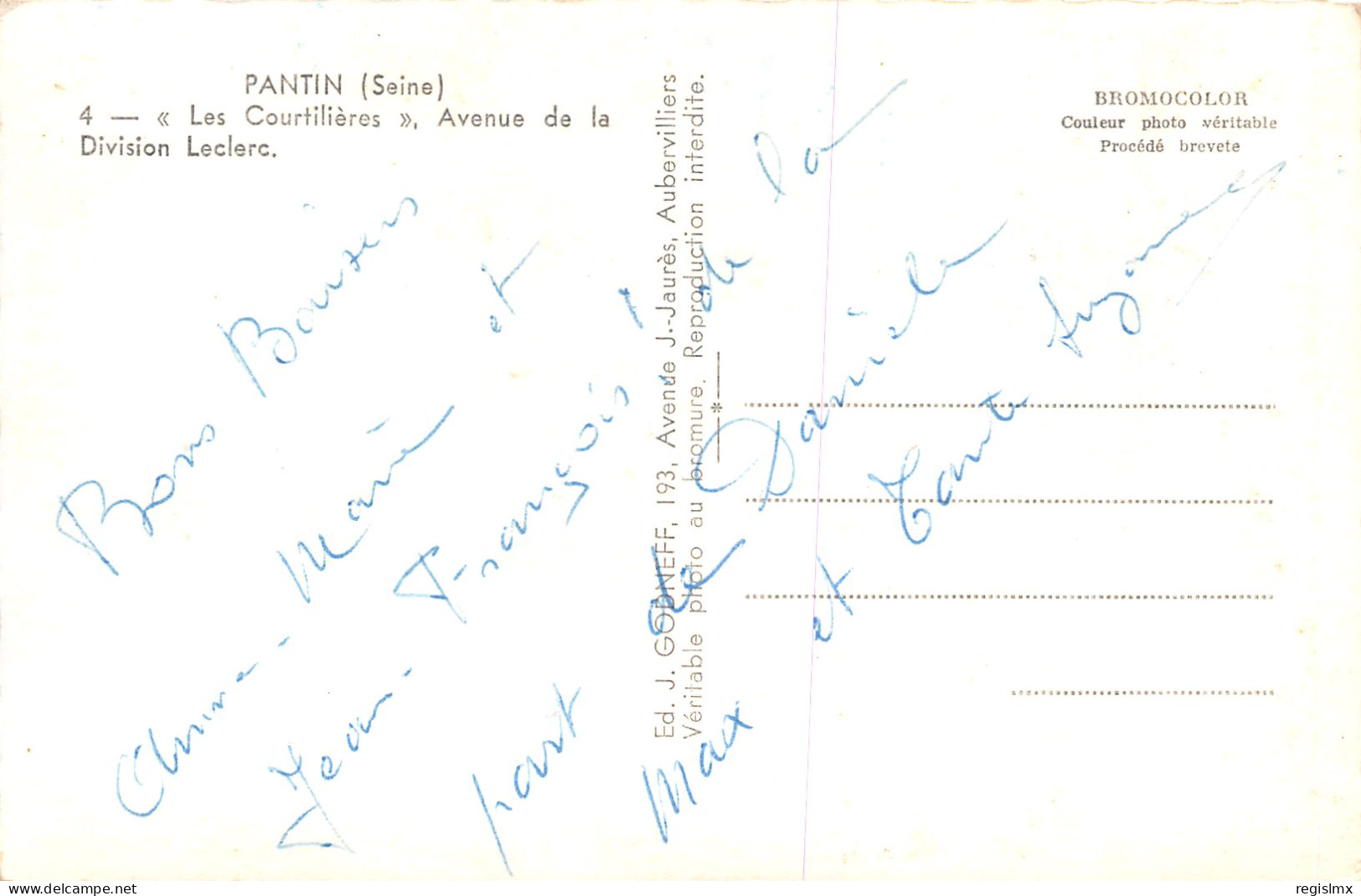 93-PANTIN-N°T2566-F/0157 - Pantin