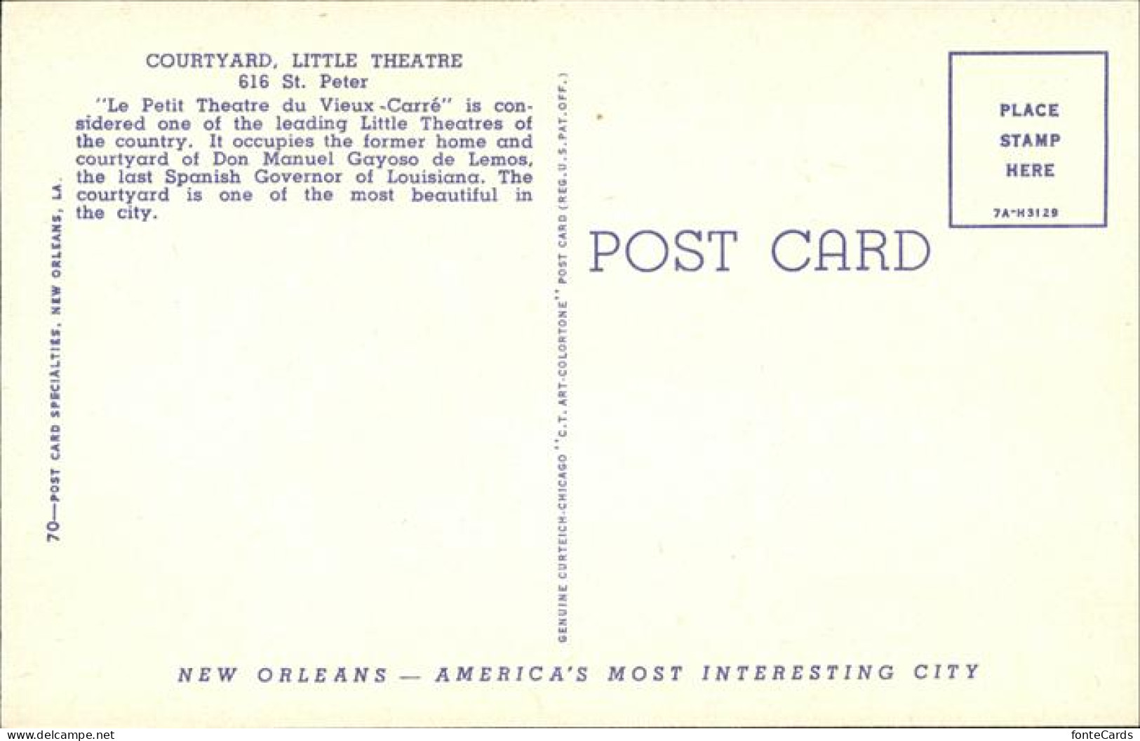 11328366 New_Orleans_Louisiana Courtyard Little Theatre - Altri & Non Classificati