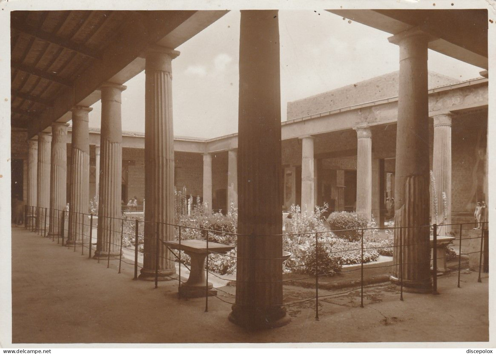 AD348 Pompei (Napoli) - Peristilio E Giardino Della Casa Dei Vettii / Viaggiata 1937 - Pompei