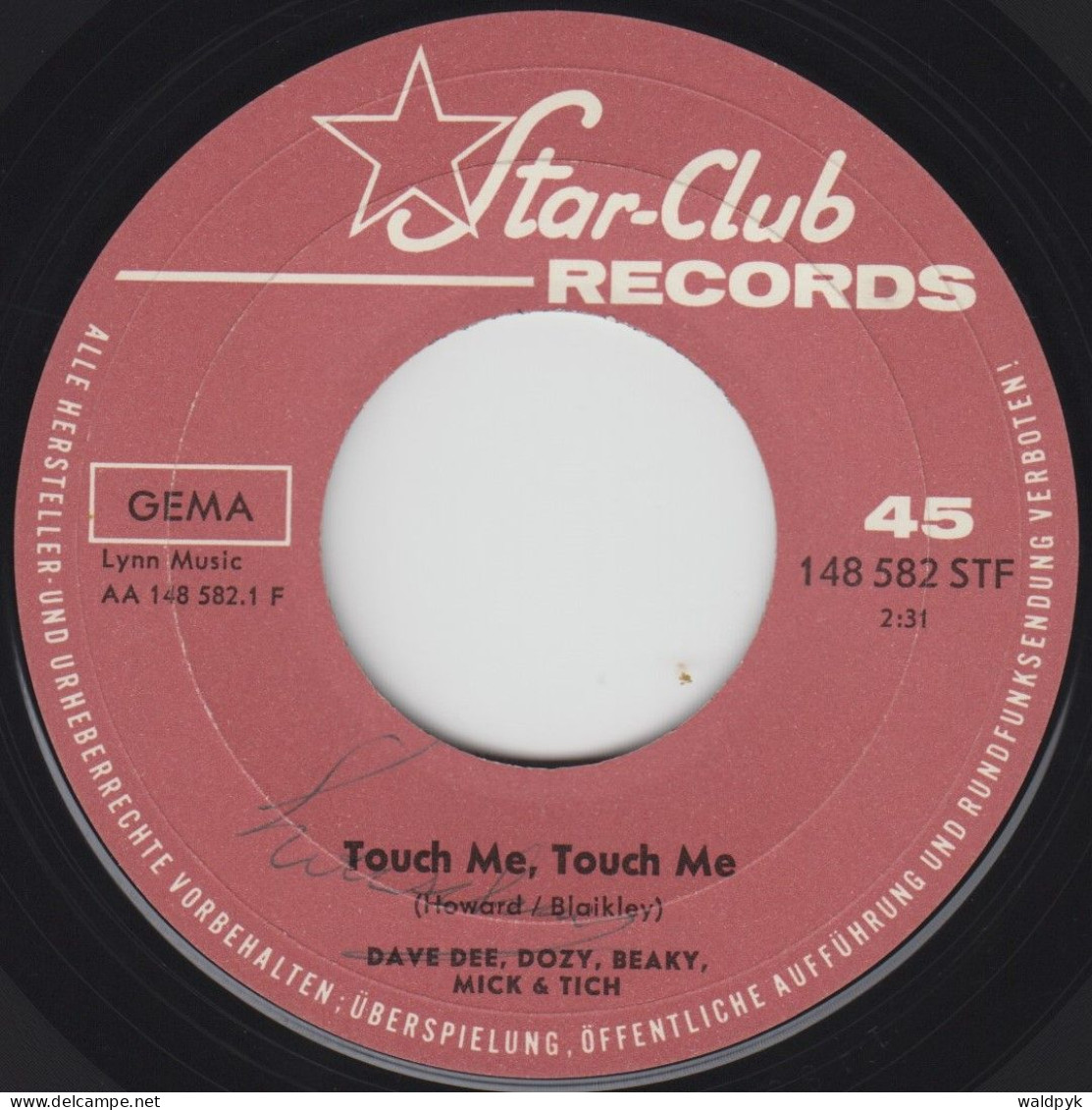 DAVE DEE, DOZY, BEAKY, MICK & TICH - Touch Me, Touch Me - Autres - Musique Anglaise