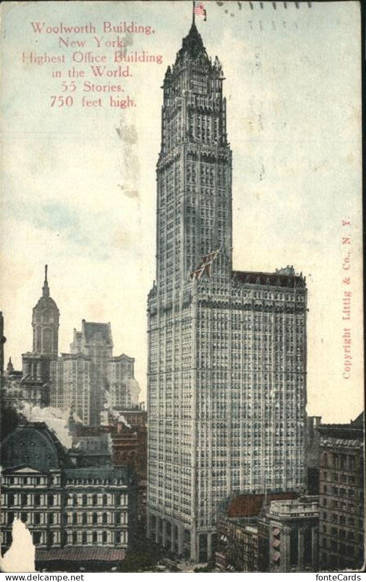 11328321 New_York_City Woolworth Building - Andere & Zonder Classificatie