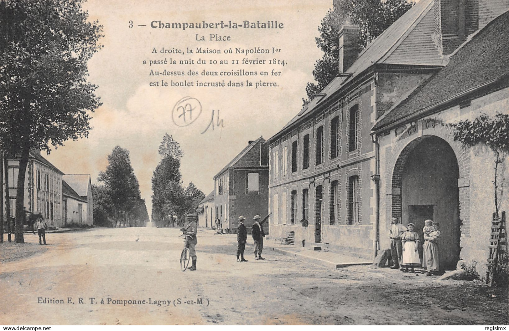 77-CHAMPAUBERT LA BATAILLE-N°T2568-D/0035 - Autres & Non Classés