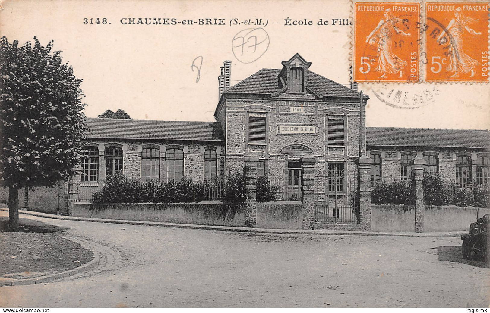 77-CHAUME EN BRIE-N°T2568-C/0167 - Other & Unclassified