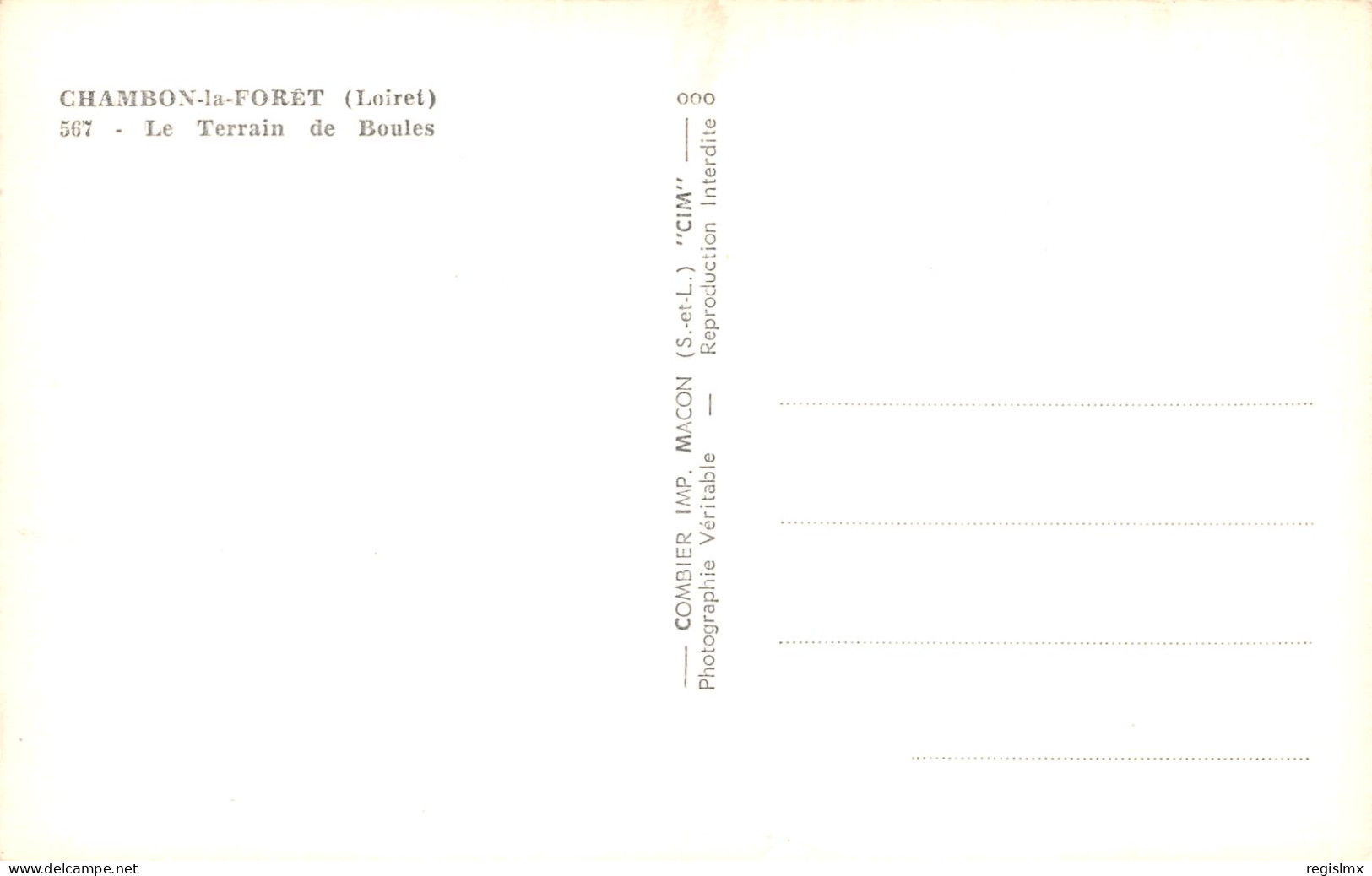 45-CHAMBON LA FORET-N°T2568-B/0329 - Other & Unclassified