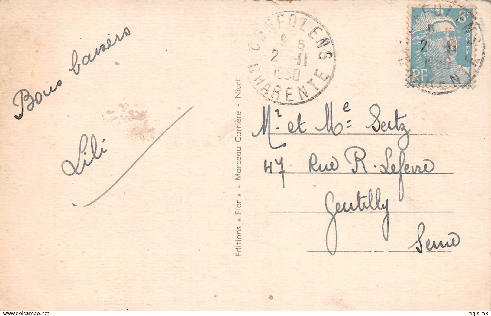 16-SAINT MAURICE DES LIONS-N°T2568-F/0377 - Other & Unclassified