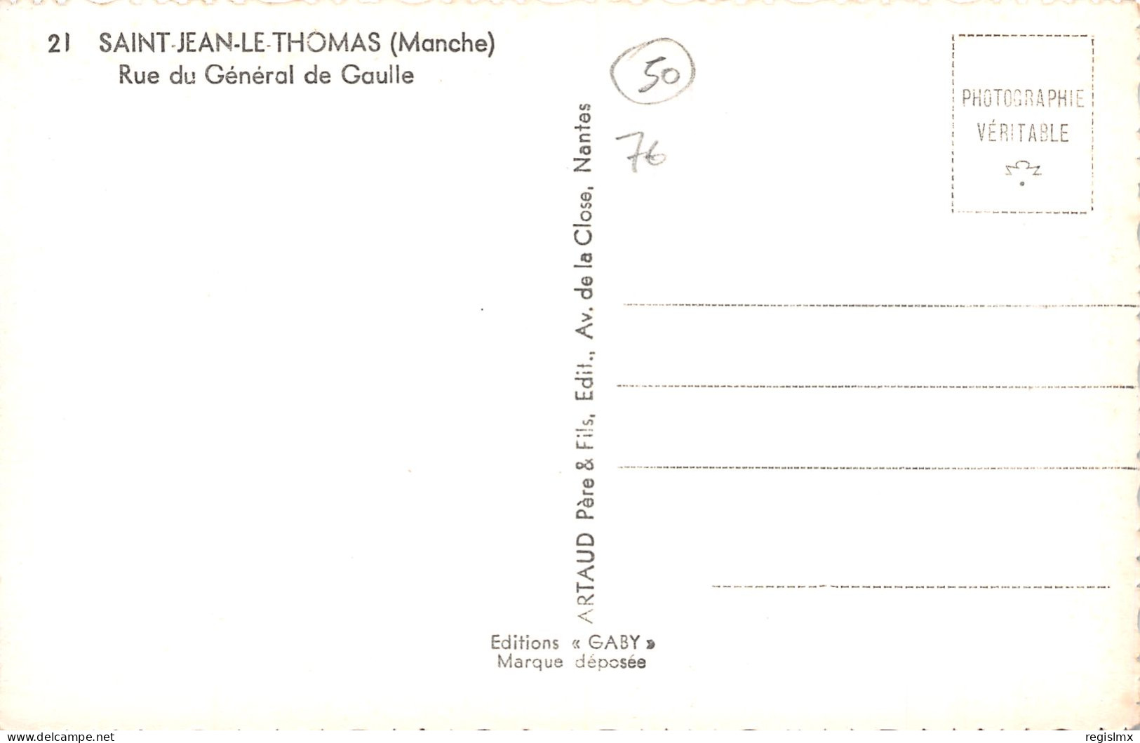 50-SAINT JEAN LE THOMAS-N°T2569-A/0029 - Autres & Non Classés