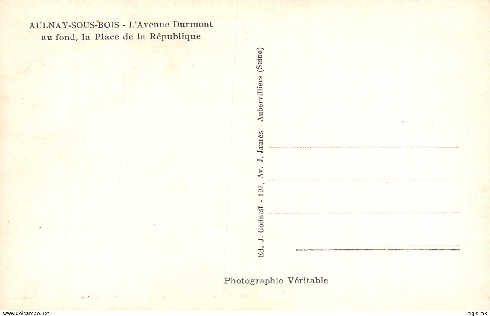 93-AULNAY SOUS BOIS-N°T2568-G/0253 - Aulnay Sous Bois