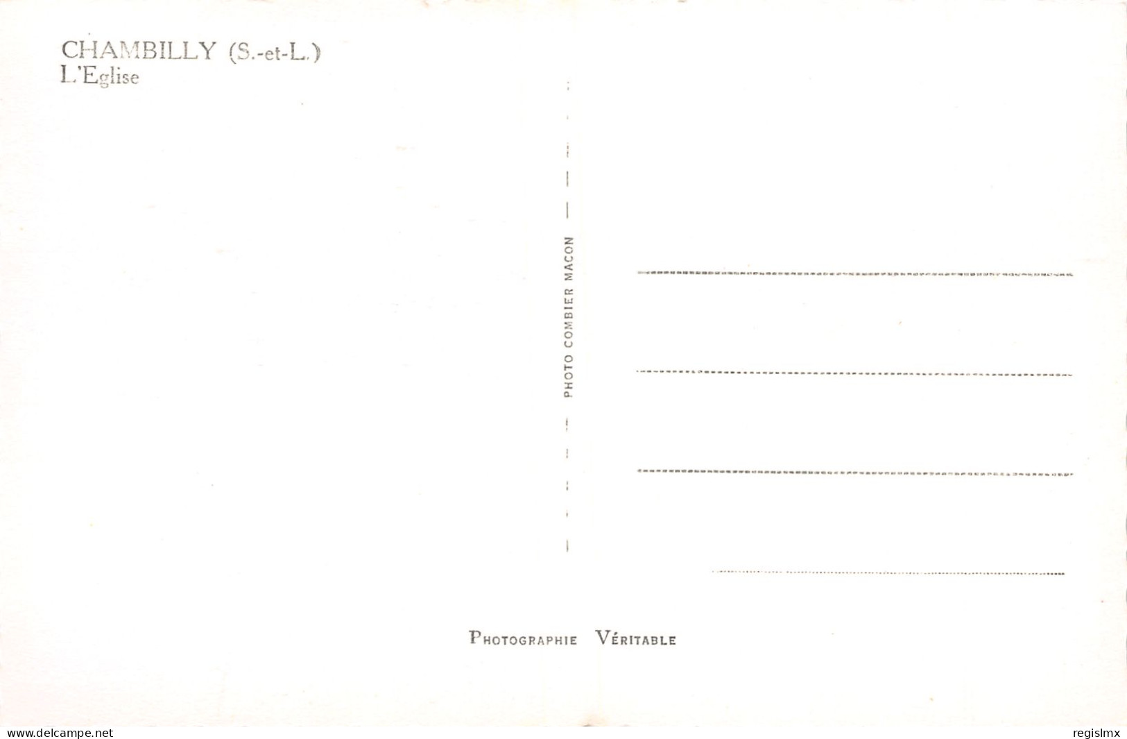 71-CHAMBILLY-N°T2569-F/0167 - Autres & Non Classés