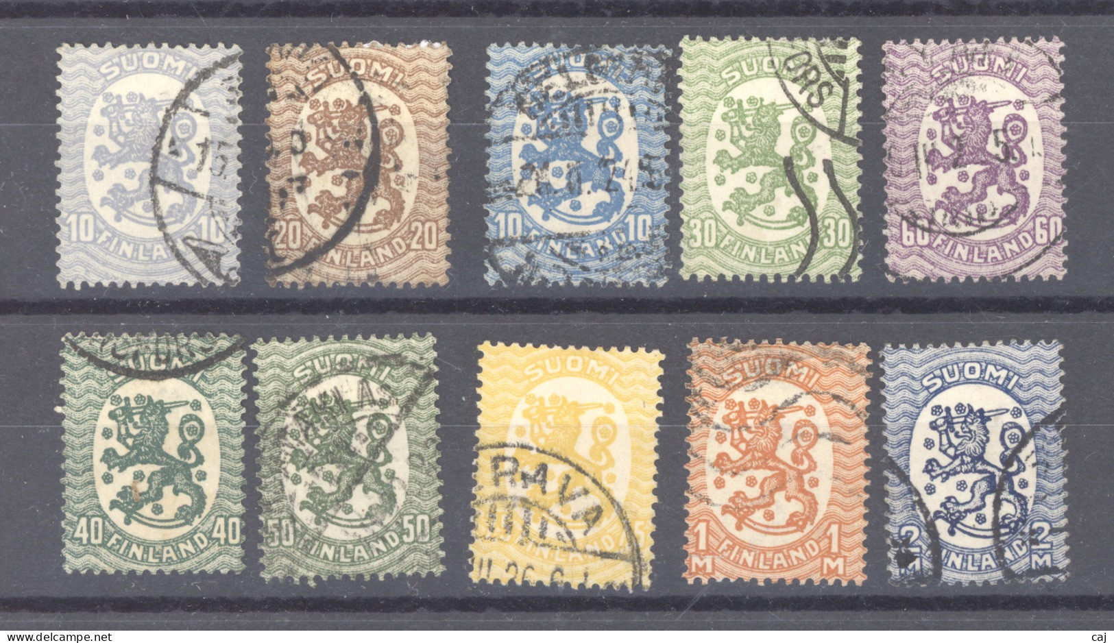 Finlande  :  Yv  99-07  (o) - Used Stamps