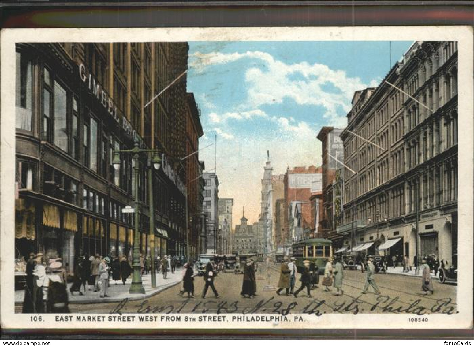 11326364 Philadelphia Pennsylvania East Market Street Strassenbahn  Philadelphia - Andere & Zonder Classificatie