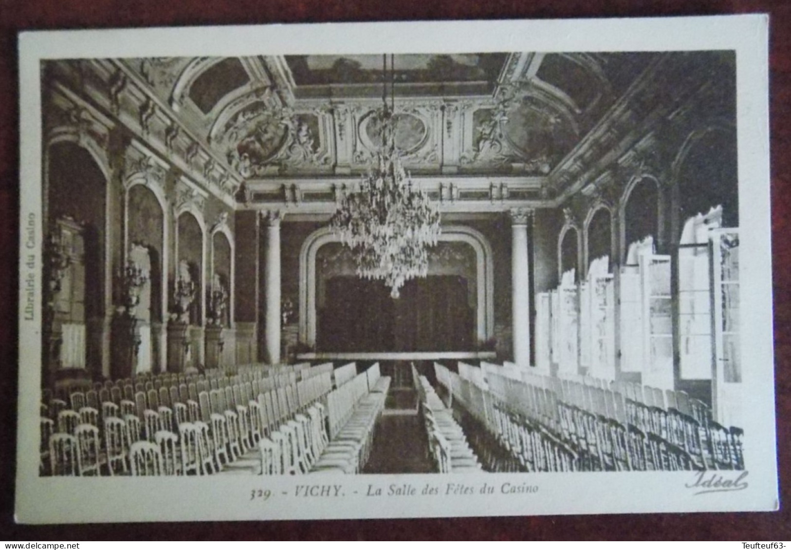 Cpa Vichy ; La Salle Des Fêtes Du Casino - Vichy