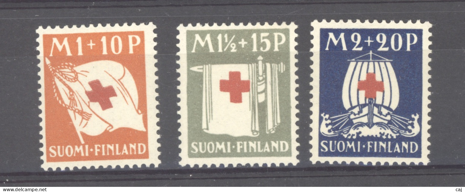 Finlande  :  Yv  156-58  * - Unused Stamps