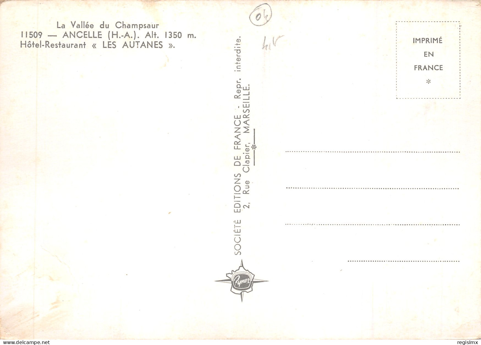 05-ANCELLE-N°576-B/0359 - Otros & Sin Clasificación