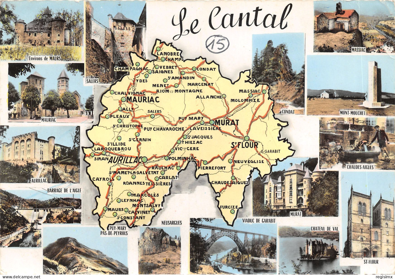 15-PANORAMA DU CANTAL-N°577-B/0109 - Sonstige & Ohne Zuordnung