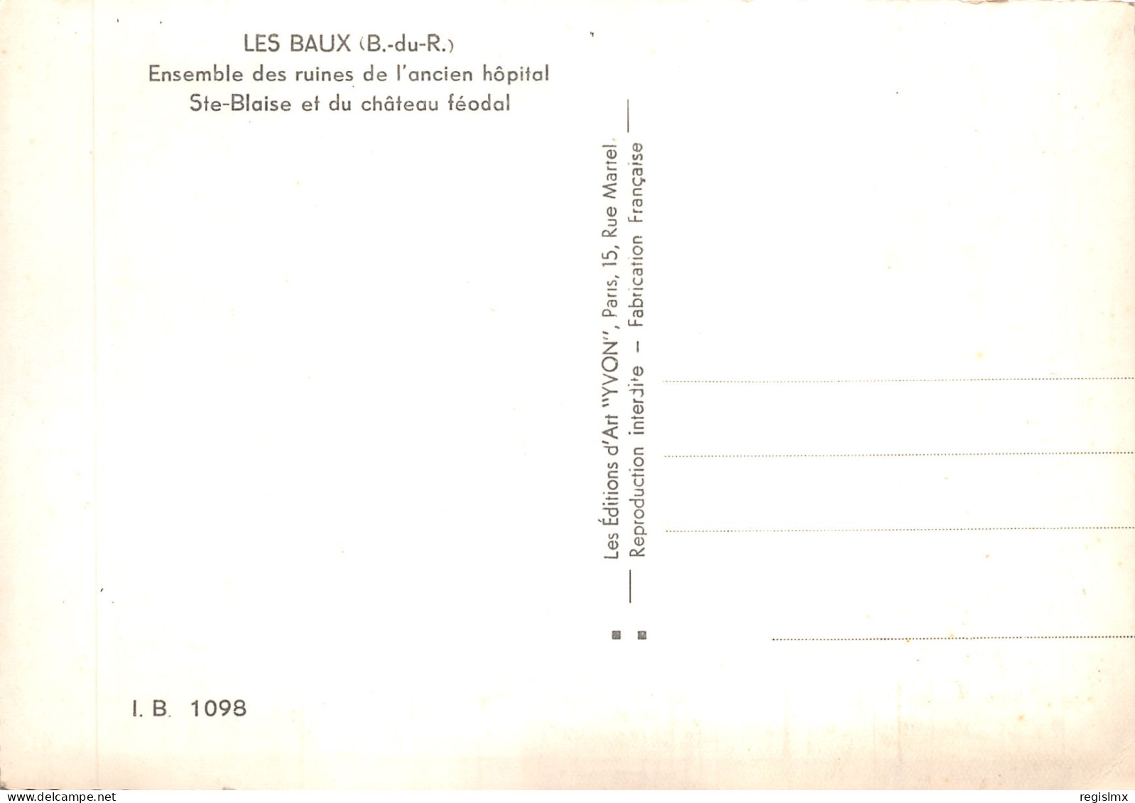 13-LES BAUX DE PROVENCE-N°576-D/0379 - Les-Baux-de-Provence