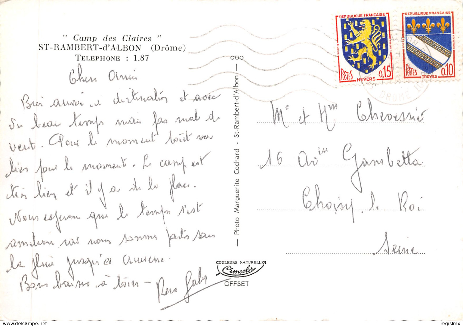 26-SAINT RAMBERT D ALBON-CAMP DES CLAIRES-N°577-D/0313 - Autres & Non Classés