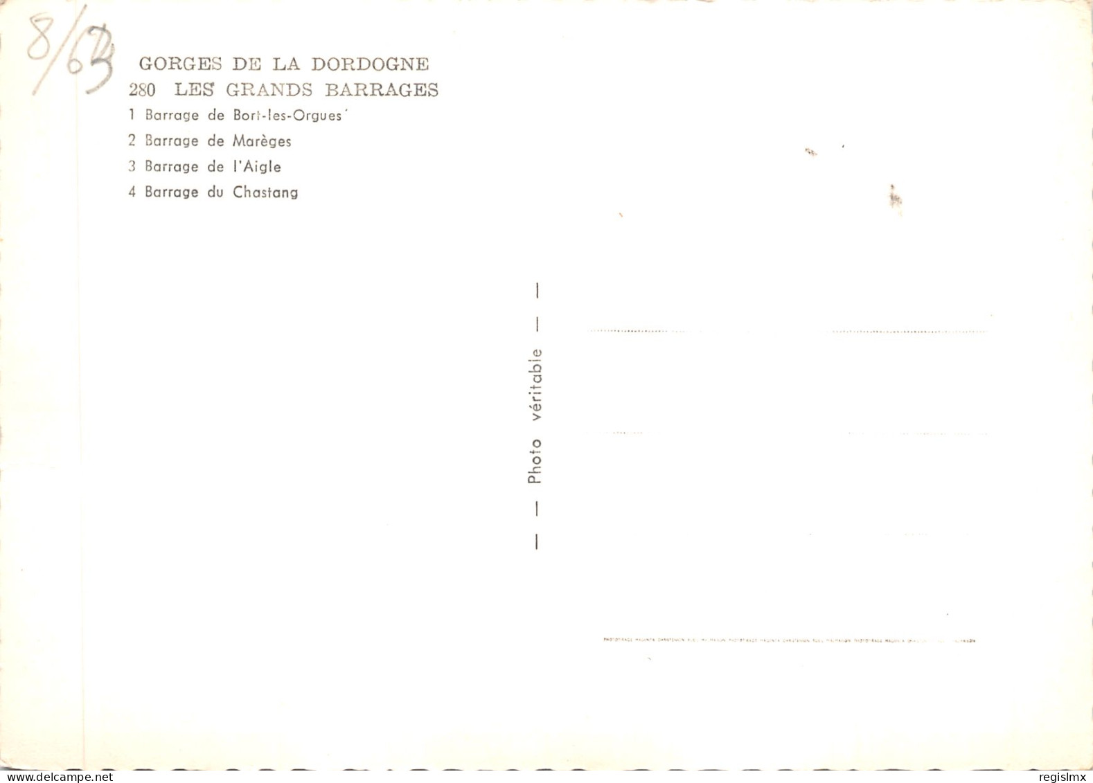 24-PANORAMA DES BARRAGES DE LA DORDOGNE-N°577-D/0135 - Andere & Zonder Classificatie