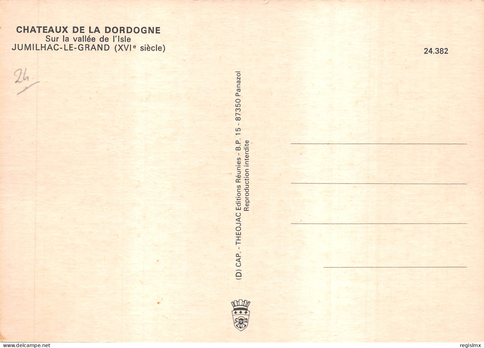 24-JUMILHAC LE GRAND-N°577-D/0127 - Other & Unclassified