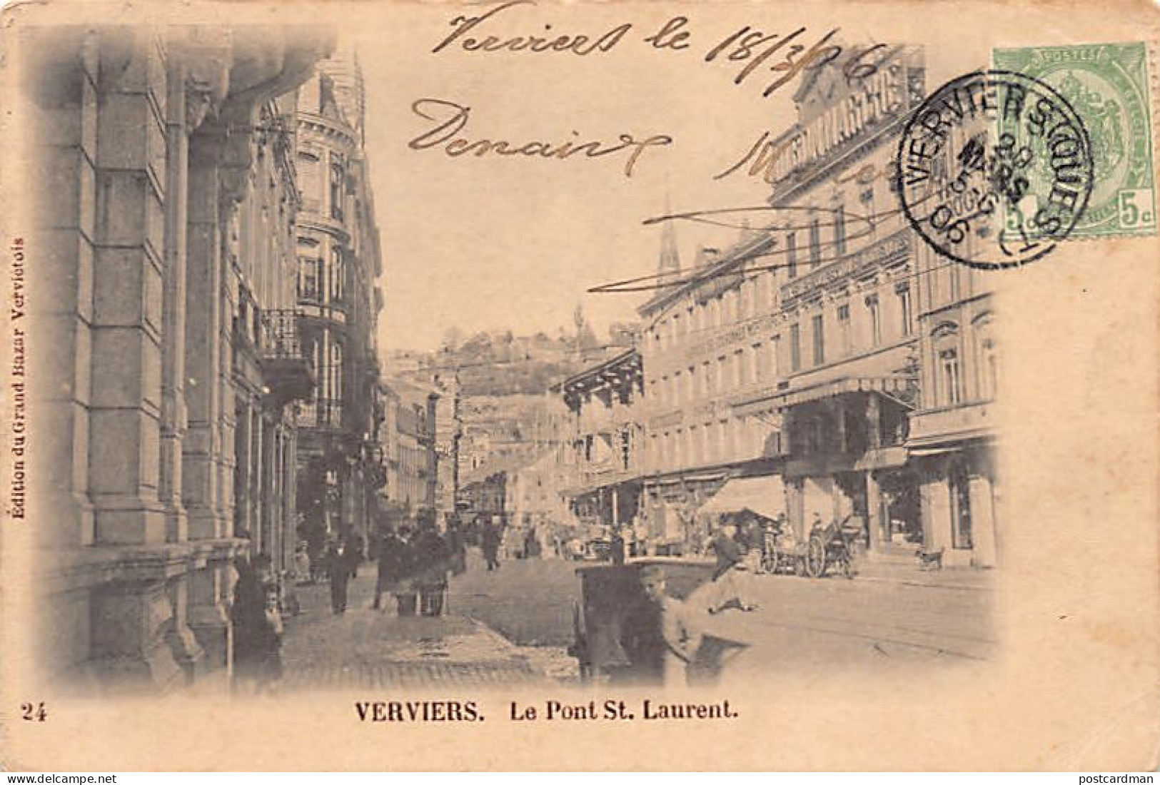 VERVIERS (Liège) Le Pont St. Laurent - Verviers