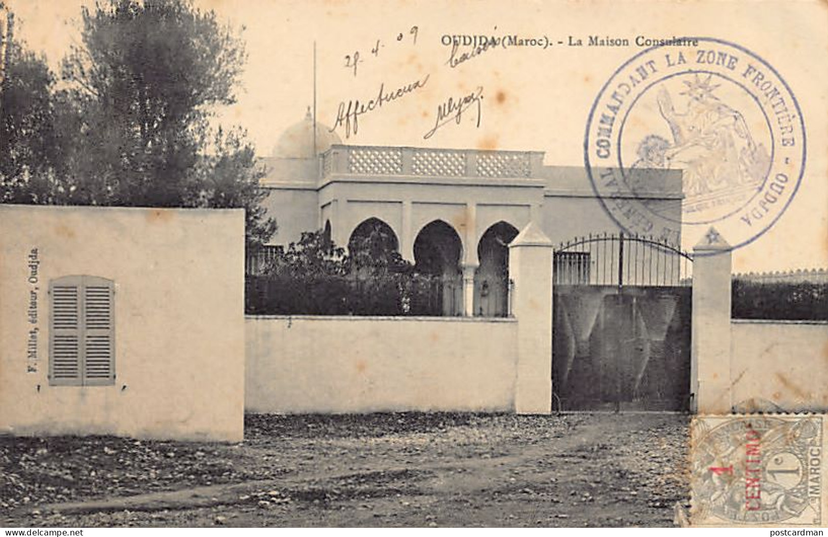 Maroc - OUJDA - La Maison Consulaire - Ed. F. Millet  - Other & Unclassified