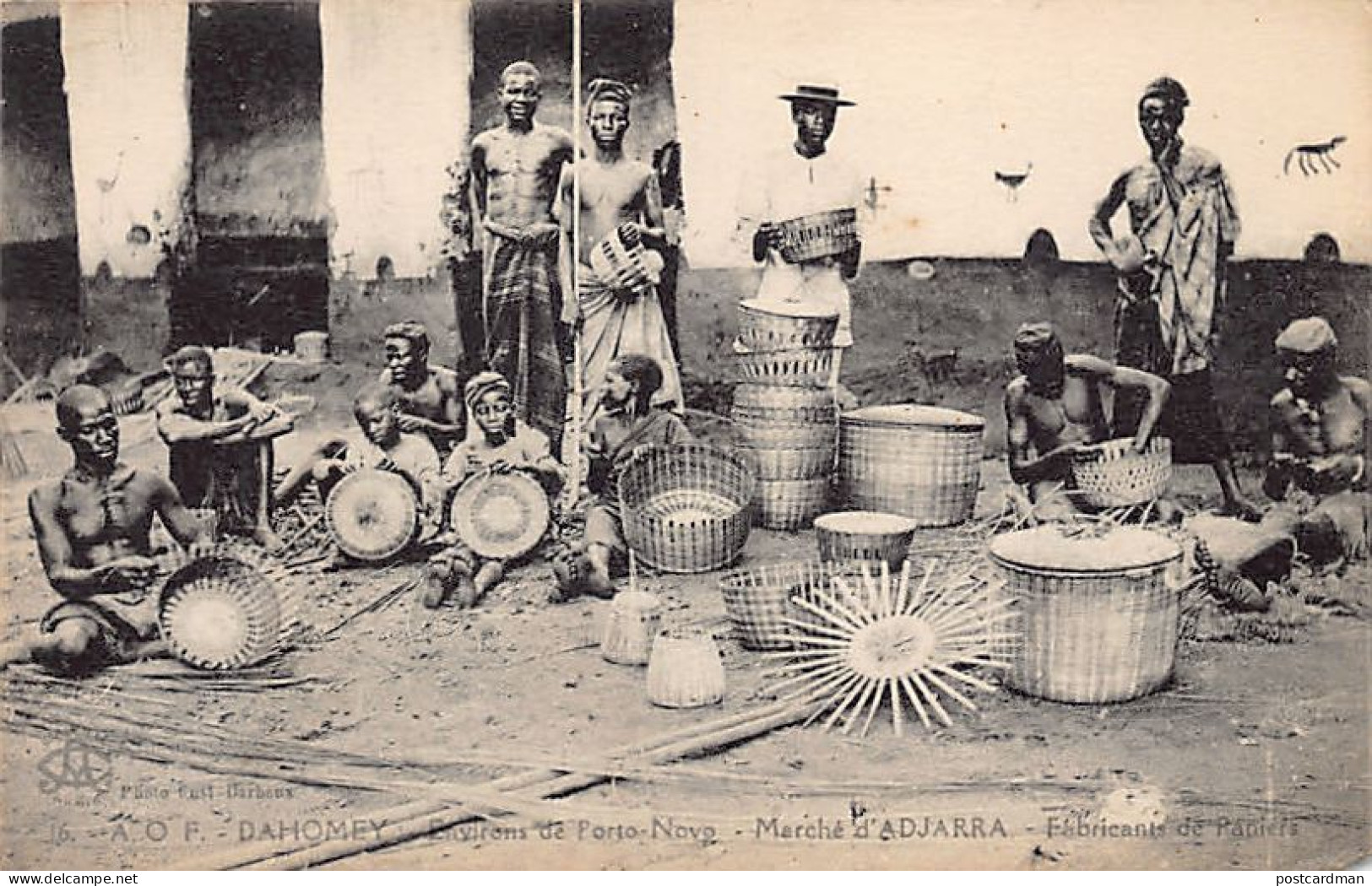 Bénin - Marché D'Adjarra - Fabricants De Paniers - COIN INFÉRIEUR DROIT ABIMÉ - Ed. Gustave Darboux 16 - Benin