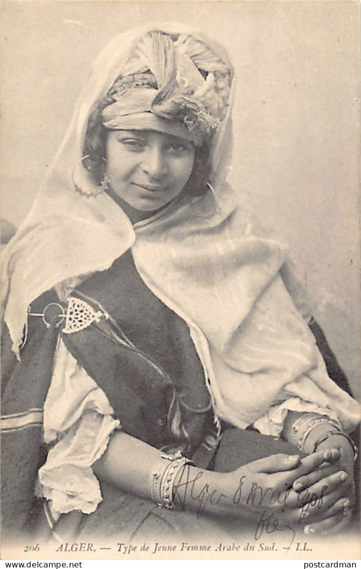 Algérie - Type De Jeune Femme Arabe Du Sud - Ed. LL Levy 206 - Women