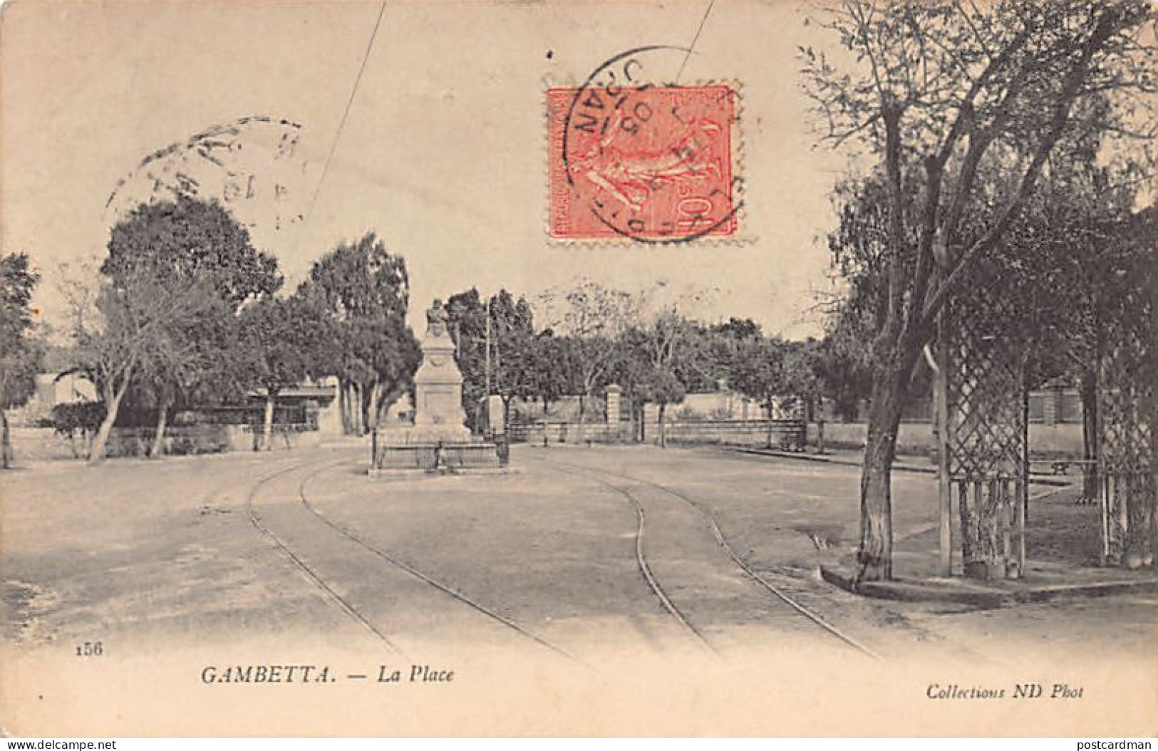 Algérie - GAMBETTA Oran - La Place - Ed. ND Phot. Neurdein 156 - Oran