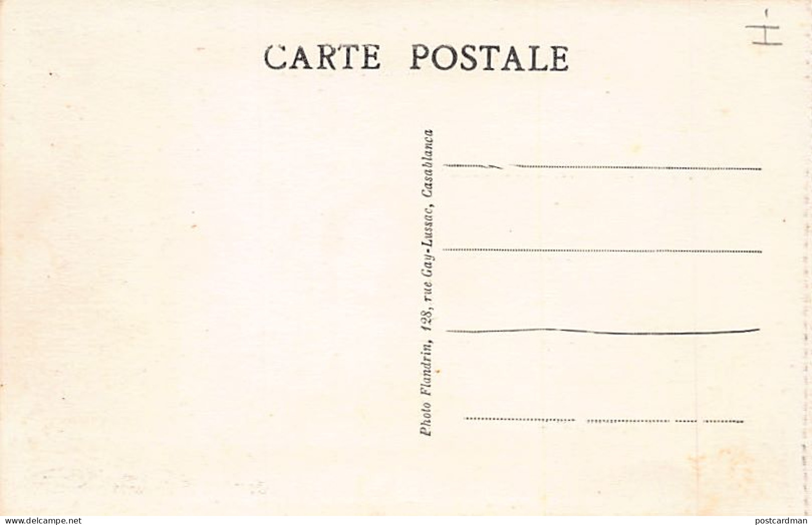 Maroc - JUDAICA - Jeune Israëlite S'étirant Au Soleil Dans Le Quartier Réservé De Casablanca - Ed. Photo Flandrin - Judaika