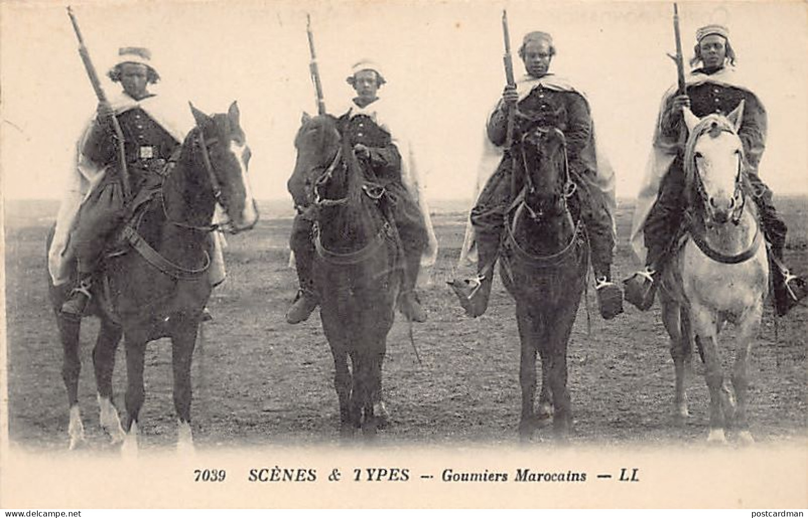 Maroc - Goumiers Marocains - Ed. LL 7039 - Andere & Zonder Classificatie