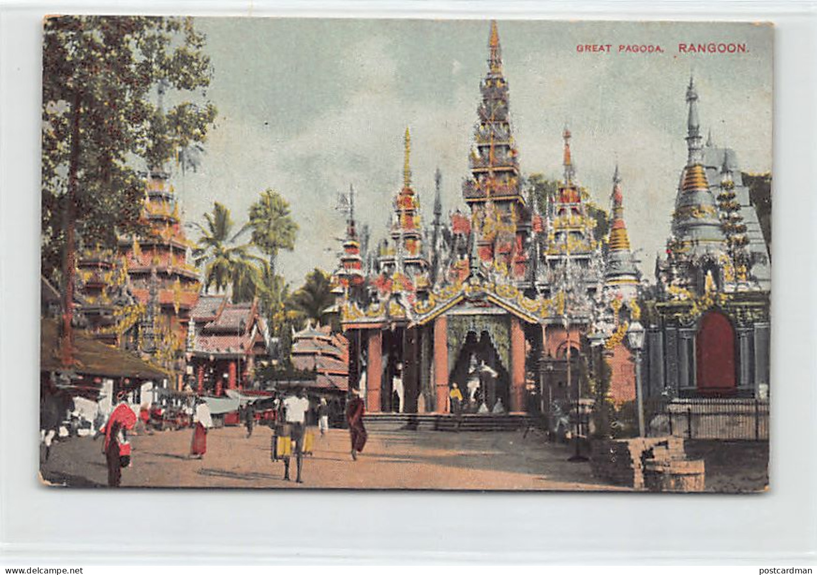 MYANMAR Burma - RANGOON Yangon - Great Pagoda - Publ. Unknown  - Myanmar (Burma)