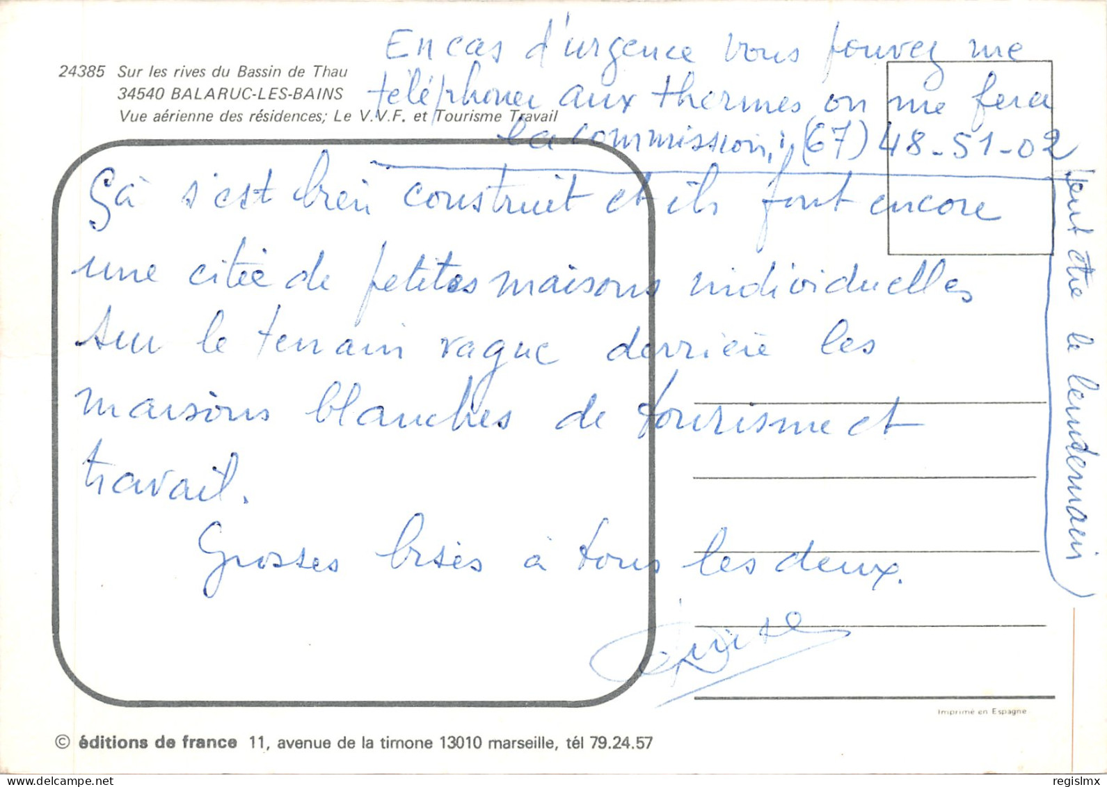 34-BALARUC LES BAINS-N°578-B/0281 - Sonstige & Ohne Zuordnung