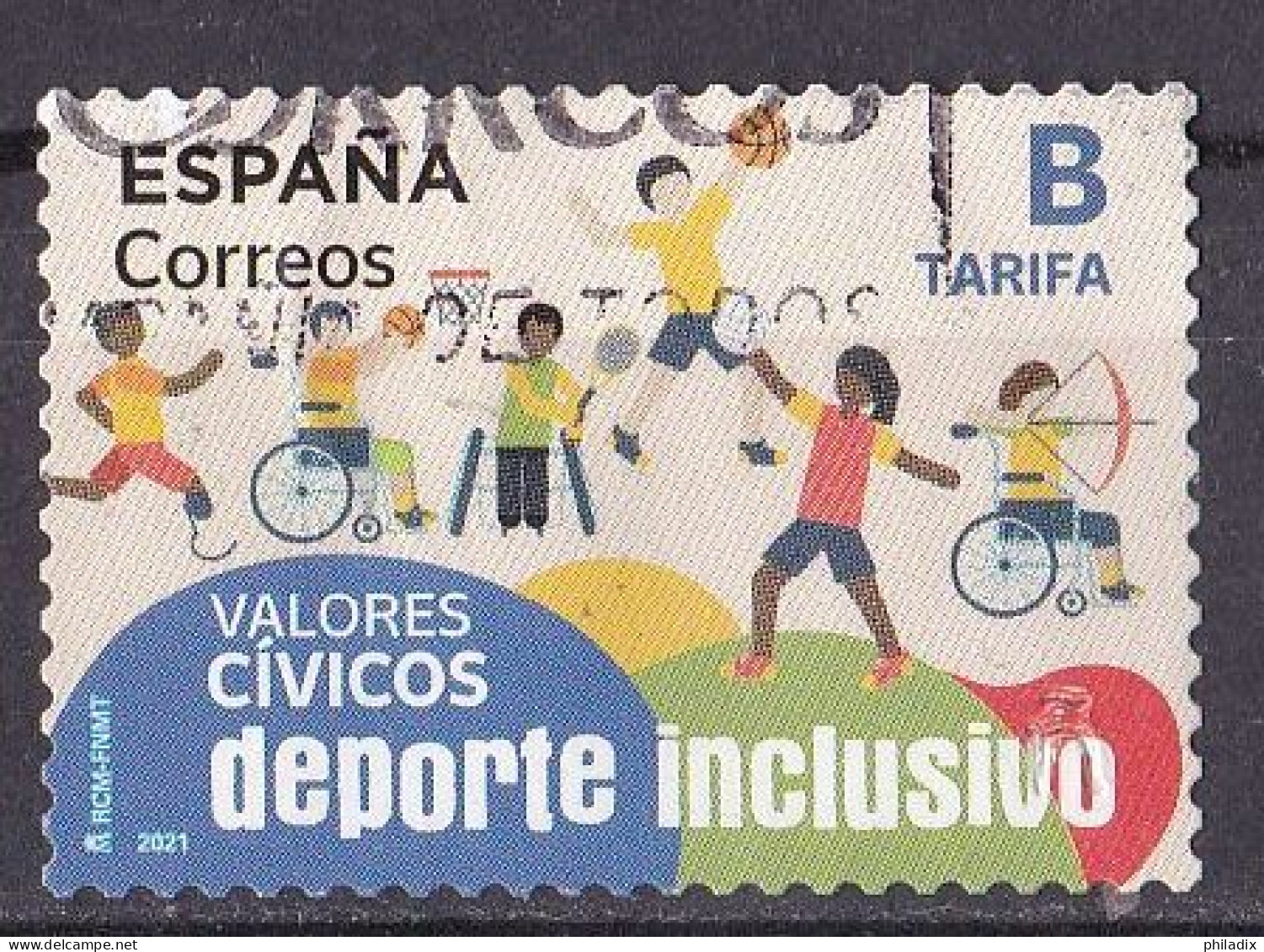Spanien Marke Von 2021 O/used (A5-15) - Used Stamps