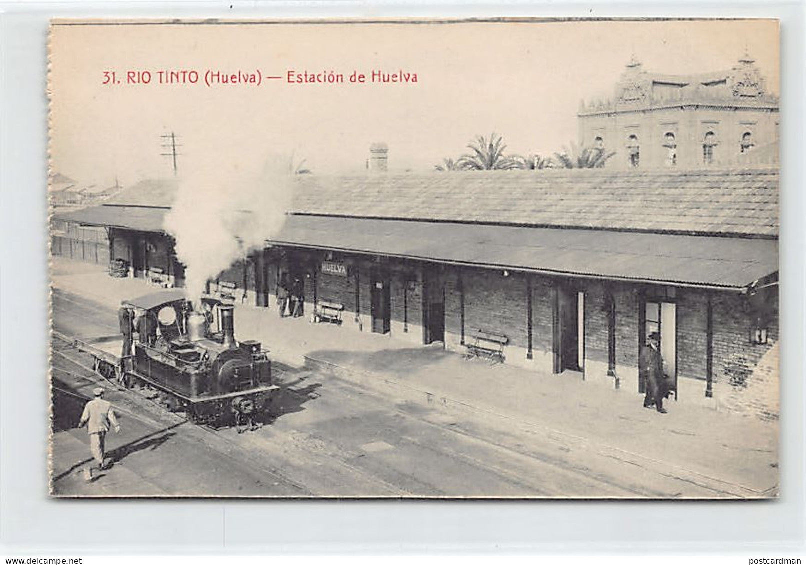 España - RÍO TINTO (Huelva) Minas De Riotinto - Estación De Ferrocarril, Estación De Enmedio - Ed. Papeleria Inglesa 31 - Huelva