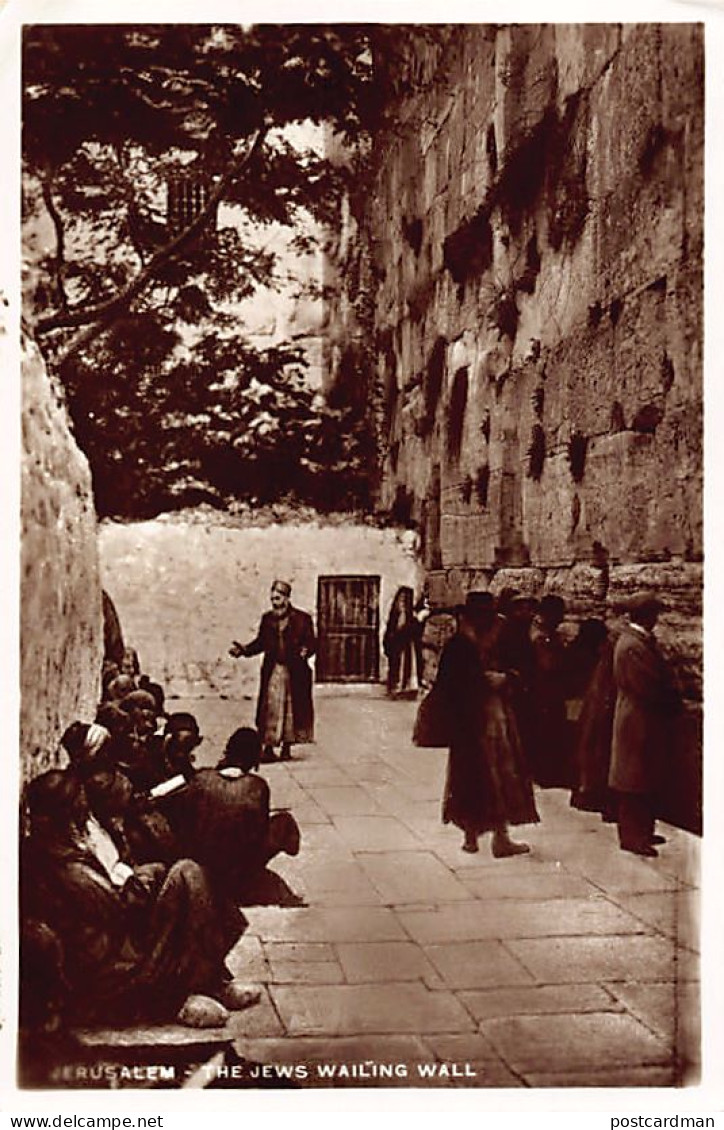 Israel - JERUSALEM - The Jews' Wailing Wall - Publ. Photo Sport 189 - Israele