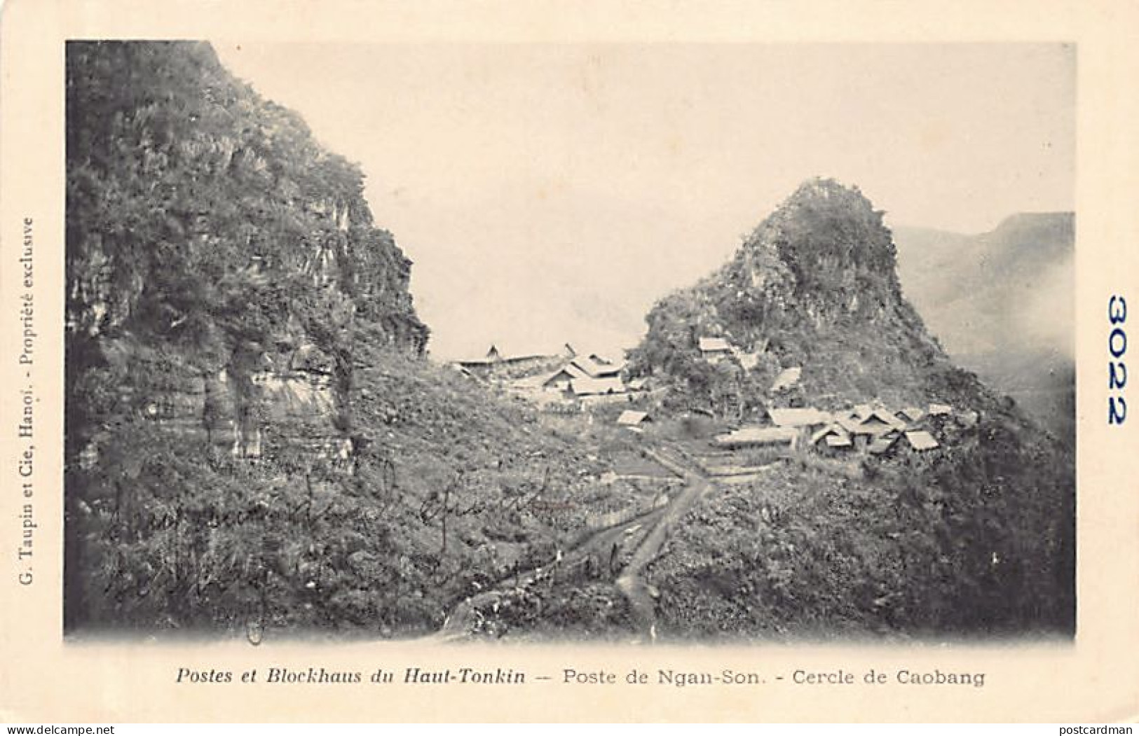 Vietnam - Postes Et Blockhaus Du Haut-Tonkin - Poste De Ngan Son - Cercle De Cao Bang - Ed. G. Taupin Et Cie 3022 - Vietnam