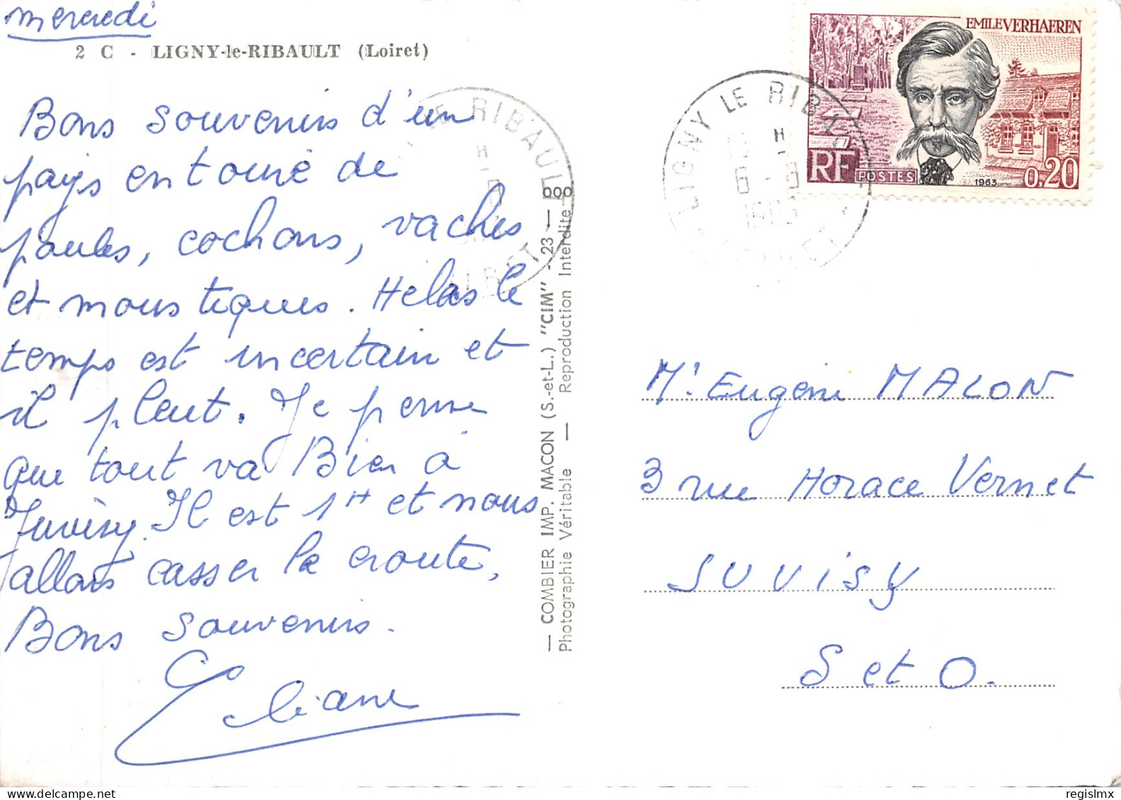 45-LIGNY LE RIBAULT-N°579-B/0037 - Other & Unclassified