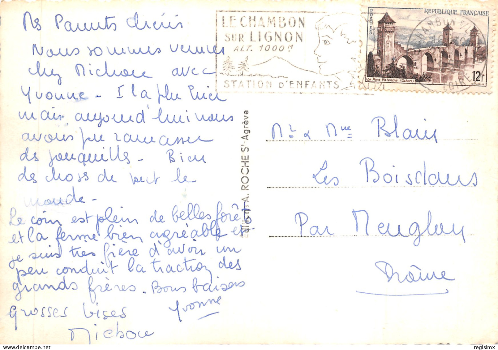 43-LE CHAMBON SUR LIGNON-N°579-A/0251 - Le Chambon-sur-Lignon