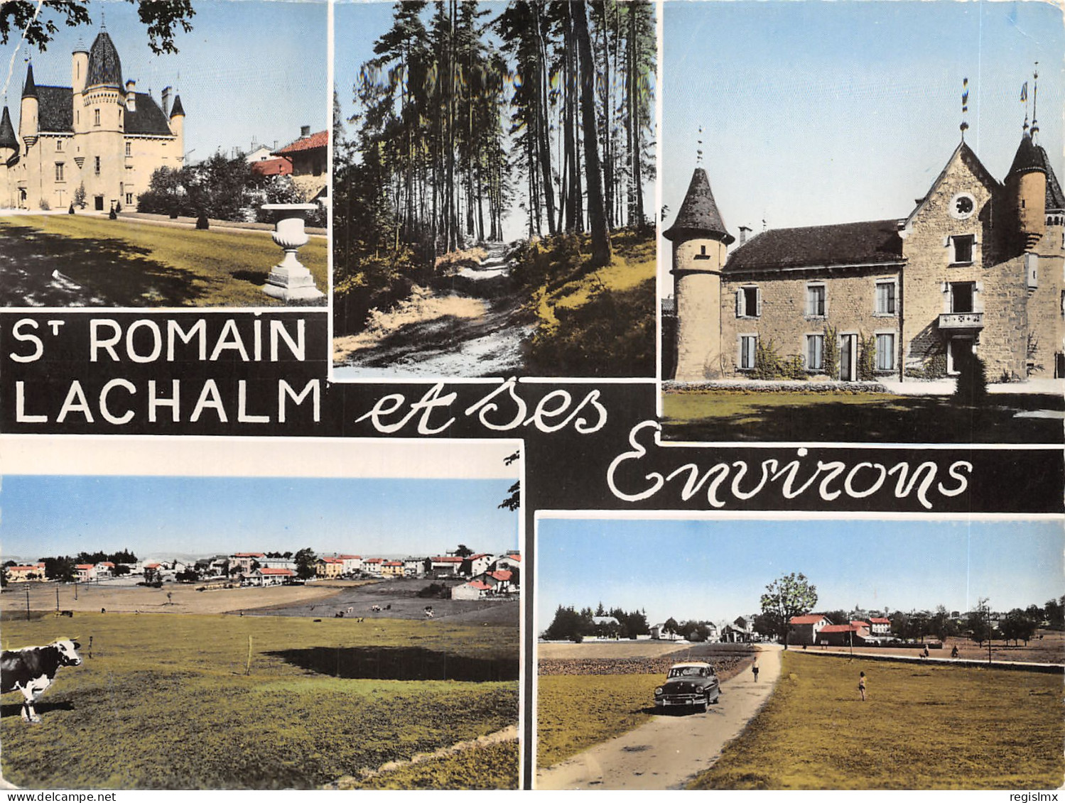 43-SAINT ROMAIN LACHALM-N°579-A/0141 - Other & Unclassified